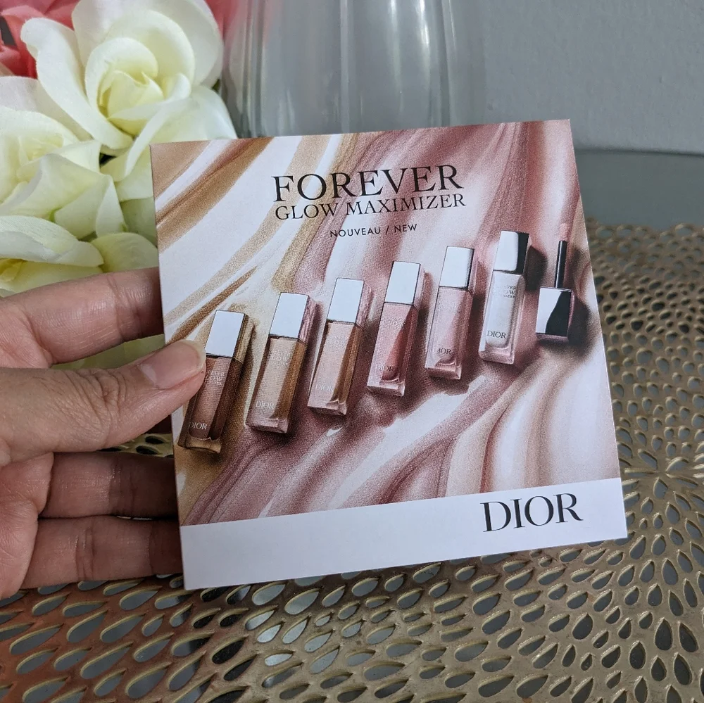 Dior glow maximizer shade card